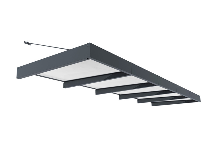 Entrétak Sophia XL Grå Opal 471 x 140 cm Canopia by Palram